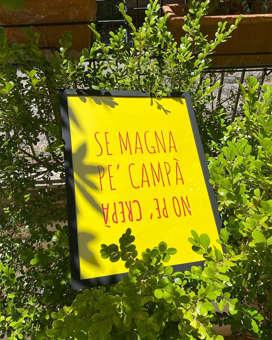 SE MAGNA PÈ CAMPÀ, NO PÈ CREPÀ